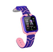 XO Smartwatch para Niños - Pantalla 1.44\" - Camara Frontal - Correa de Silicona - Carga Magnetica - Color Rosa/Lila