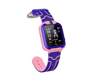 XO Smartwatch para Niños - Pantalla 1.44\" - Camara Frontal - Correa de Silicona - Carga Magnetica - Color Rosa/Lila