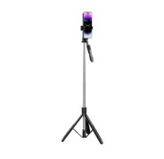 XO SS15 Tripode + Palo Selfie Bluetooth con Disparador - Altura Maxima hasta 180cm - Completamente Plegable