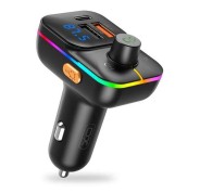 XO Transmisor Bluetooth 5.0 FM - 2x USB- A, 1x USB-C 25W PD - Pantalla Led - Funcion Manos Libres XO Transmisor Bluetooth 5.0 FM - 2x USB- A, 1x USB-C 25W PD - Pantalla Led - Funcion Manos Libres