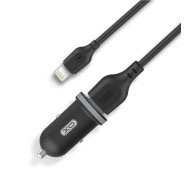 XO TZ08 Pack Cargador de Coche + Cable USB-A a Lightning - 2 Puertos USB