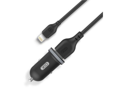 XO TZ08 Pack Cargador de Coche + Cable USB-A a Lightning - 2 Puertos USB