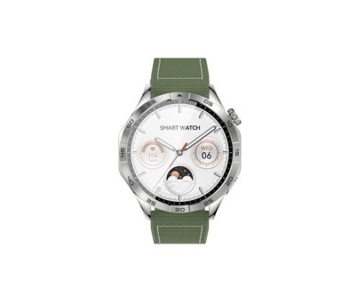 XO WATCH4 Reloj Smartwatch Pantalla Redonda 1.43\" AMOLED - Llamadas BT - Multideporte - IP68 - Color Verde