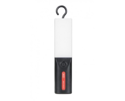 XO YH18 Linterna LED - Carga Solar - 5 Modos de Iluminacion - 3 Intensidades - Iman y Gancho - Color Negro