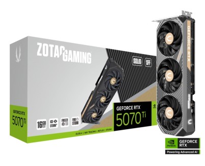 Zotac GeForce RTX 5070 Ti Gaming Solid SFF Tarjeta Grafica 16GB GDDR7 DLSS4
