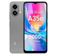 ZTE Blade A35e Smartphone Pantalla 6,52\" - 2+2GB RAM - 32 GB - 90 Hz - Bateria 5000 mAh - Color Gris