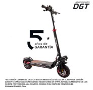 Zwheel ZRino Duo Max Patinete Electrico Motor 2x 500W - Homologado DGT - Autonomia hasta 70km - Suspension Hidraulica Delantera y Trasera - Ruedas Off-Road 10\" - Carga Maxima 120kg