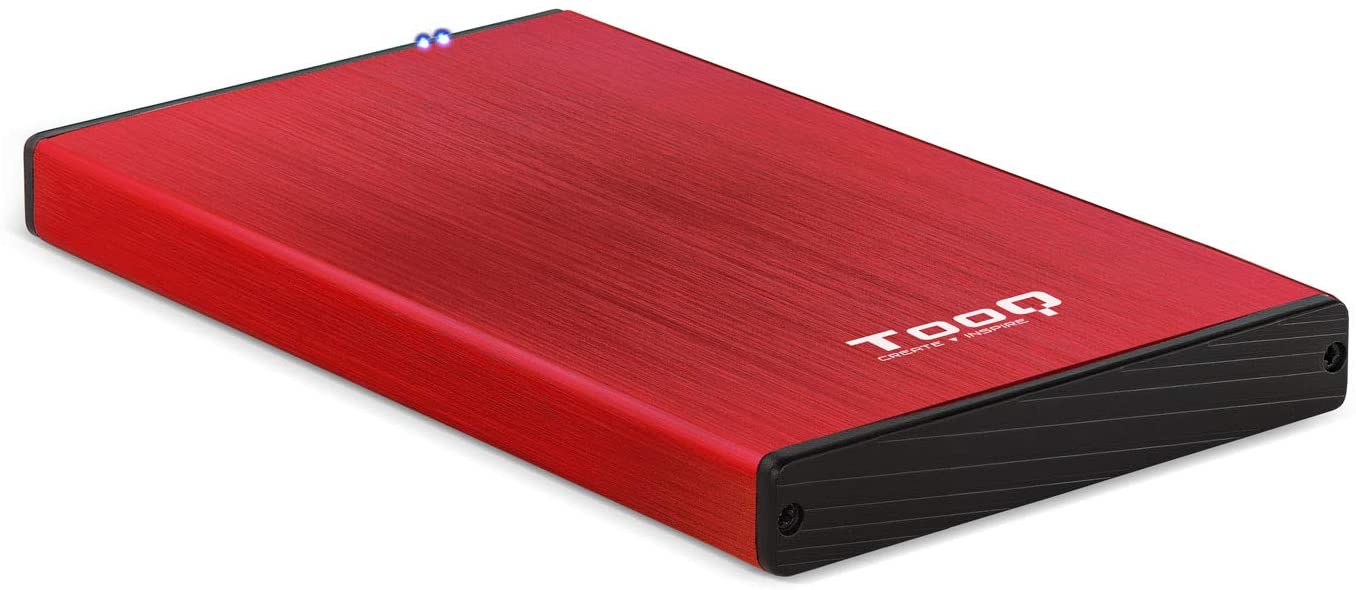 Caja de disco duro 2,5 USB 3.0 Rojo - Approx