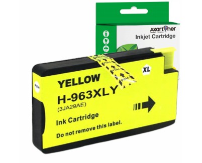 Compatible HP 963XL - Chip Actualizado - Amarillo Cartucho de Tinta (No funciona en impresoras que acaban en E) 3JA29AE / 3JA25AE