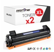 Compatible Pack x2 Brother TN1050 XL Negro Cartucho de Toner para Brother HL-1110 HL-1112 HL-1212 HL-1210 DCP-1510 DCP-1610 DCP-1612 DCP-1512 MFC-1810 MFC-1910